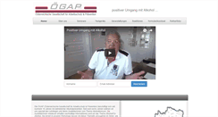Desktop Screenshot of oegap.at